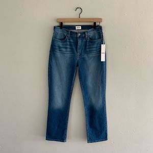 Hudson Blair High Rise Straight Crop Jeans in Yes